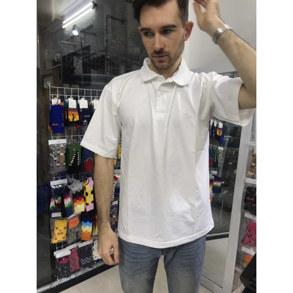 Áo polo trơn cotton 100% 4 chiều | BigBuy360 - bigbuy360.vn