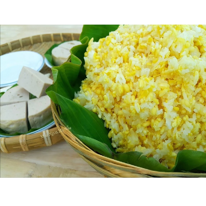 Gạo nếp sáp dẻo, thơm- nếp ngỗng nấu xôi