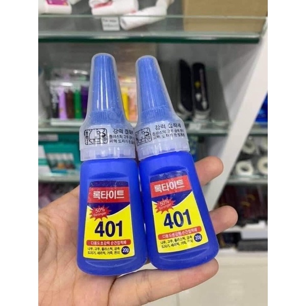 KEO GẮN MÓNG ĐÍNH ĐÁ 401 XANH