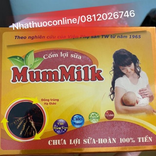 CỐM LỢI SỮA MUMMILK ĐÔNG TRÙNG (sản phẩm này ko phải là thuốc ko có tác dụng thay thế thuốc chữa bệnh)