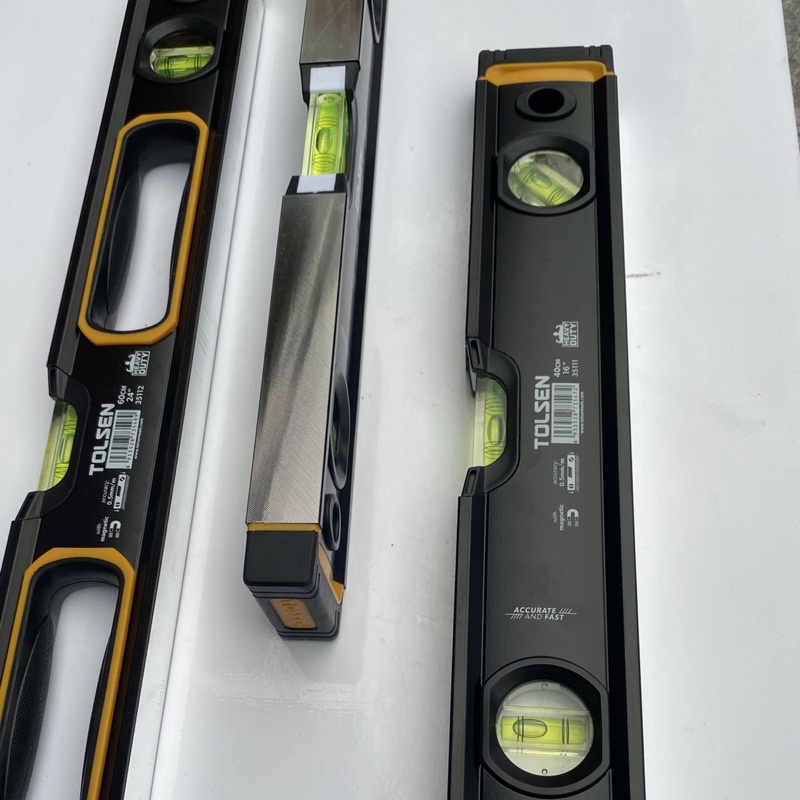 Thước thủy công nghiệp 60cm có từ, Thước Livo, nivo thăng bằng Tolsen 35112