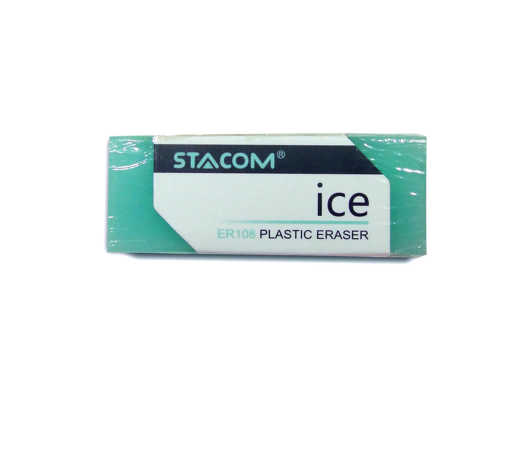 Gôm Trong Suốt Stacom ER108 - Xanh Mint - Stacom