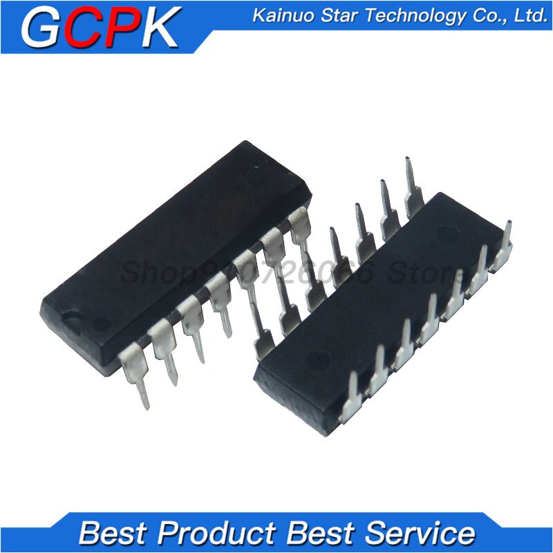 10 chiếc 74hc02n dip14 74hc02 nhúng sn74hc02n dip-14 ic novo e original