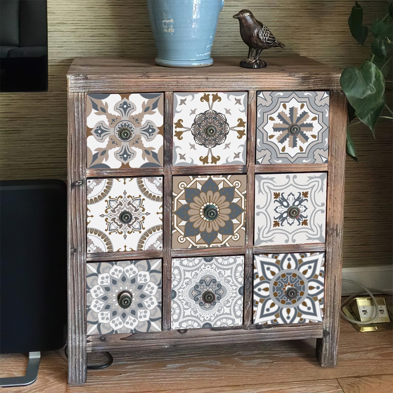 Set 10 Miếng Dán Viền Cầu Thang Chống Nước Có Thể Tháo Gỡ Cho Nhà Bếp Nhà Tắm