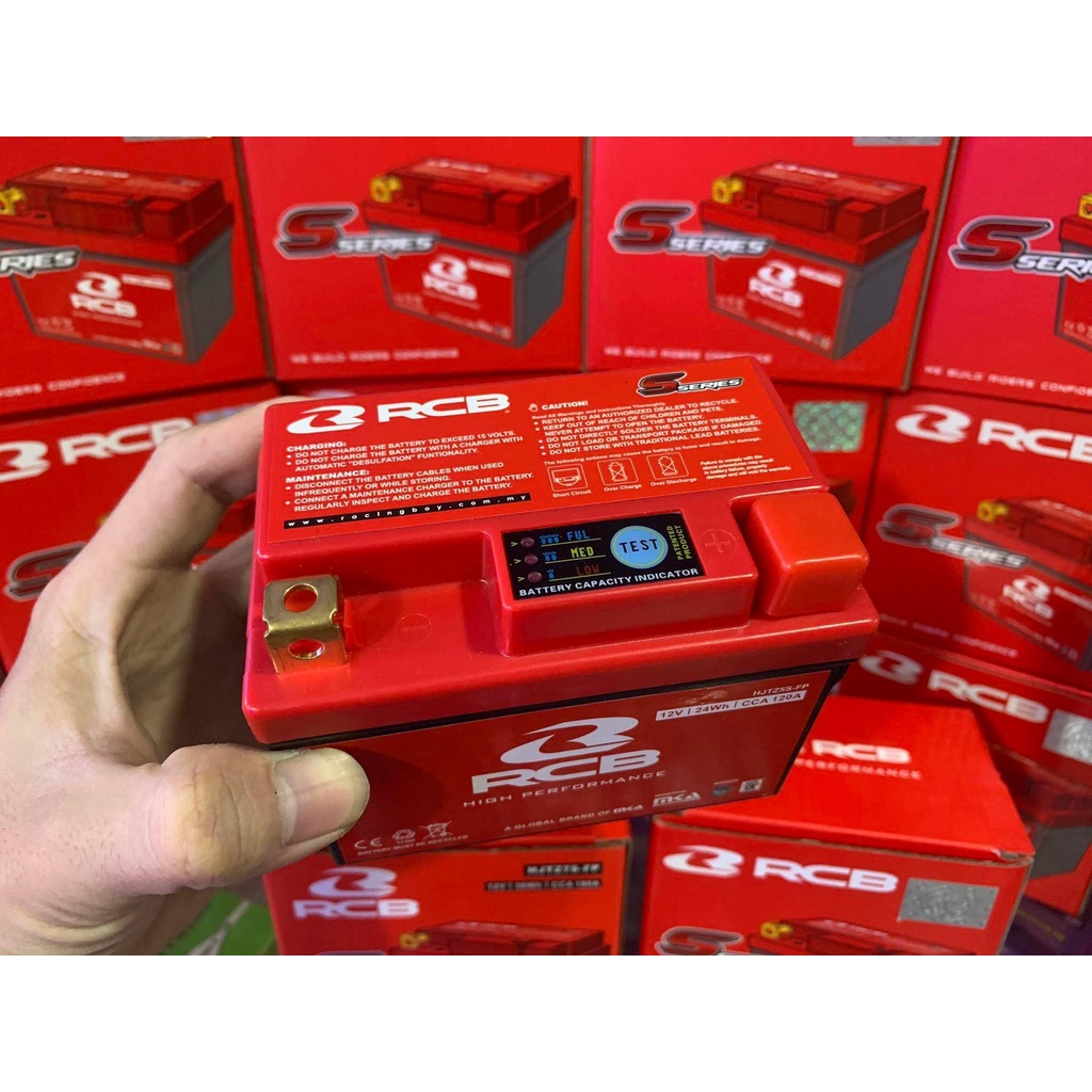 Bình điện RCB Lithium chính hãng