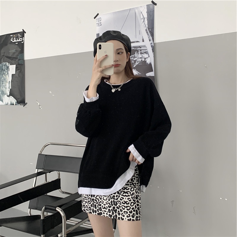  Áo Sweater Mỏng Tay Dài Cổ Tròn Thời Trang Mùa Thu Cho Nữ | BigBuy360 - bigbuy360.vn