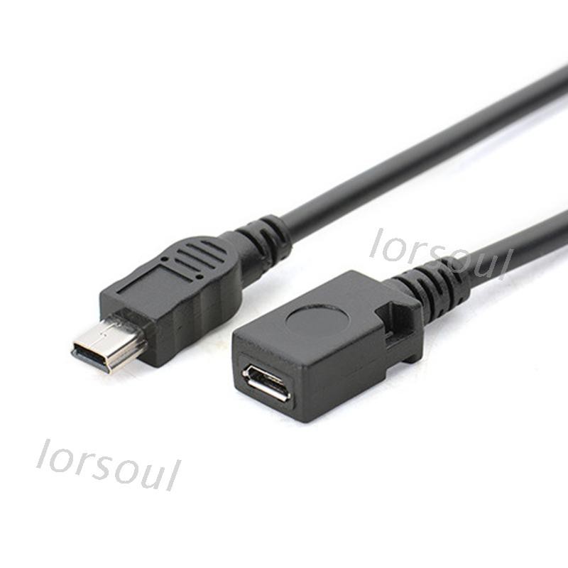 Cáp Chuyển Đổi Iorx Micro Usb Female Sang Mini Usb Male 13cm
