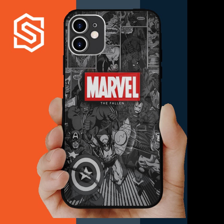Ốp lưng Marvel THE FALLEN SOLADO iphone 6,6plus,7,7plus,8,8plus,x,xr,xs,11,12,pro,max,plus,promax OK-MANGA01002