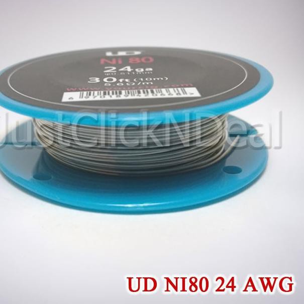 Cuộn Dây Nichrome Ni80 Ud 24 Awg 30 Feet Chất Lượng Cao