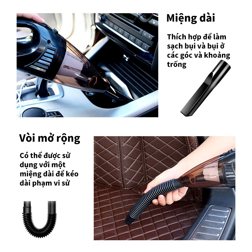 Xe bảo hiểm xe hơi 12V máy hút bụi cầm tay công suất cao