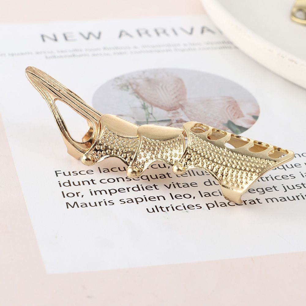 Nhẫn Hình Móng Vuốt Bằng Kim Loại Nhiều Màu Thời Trang