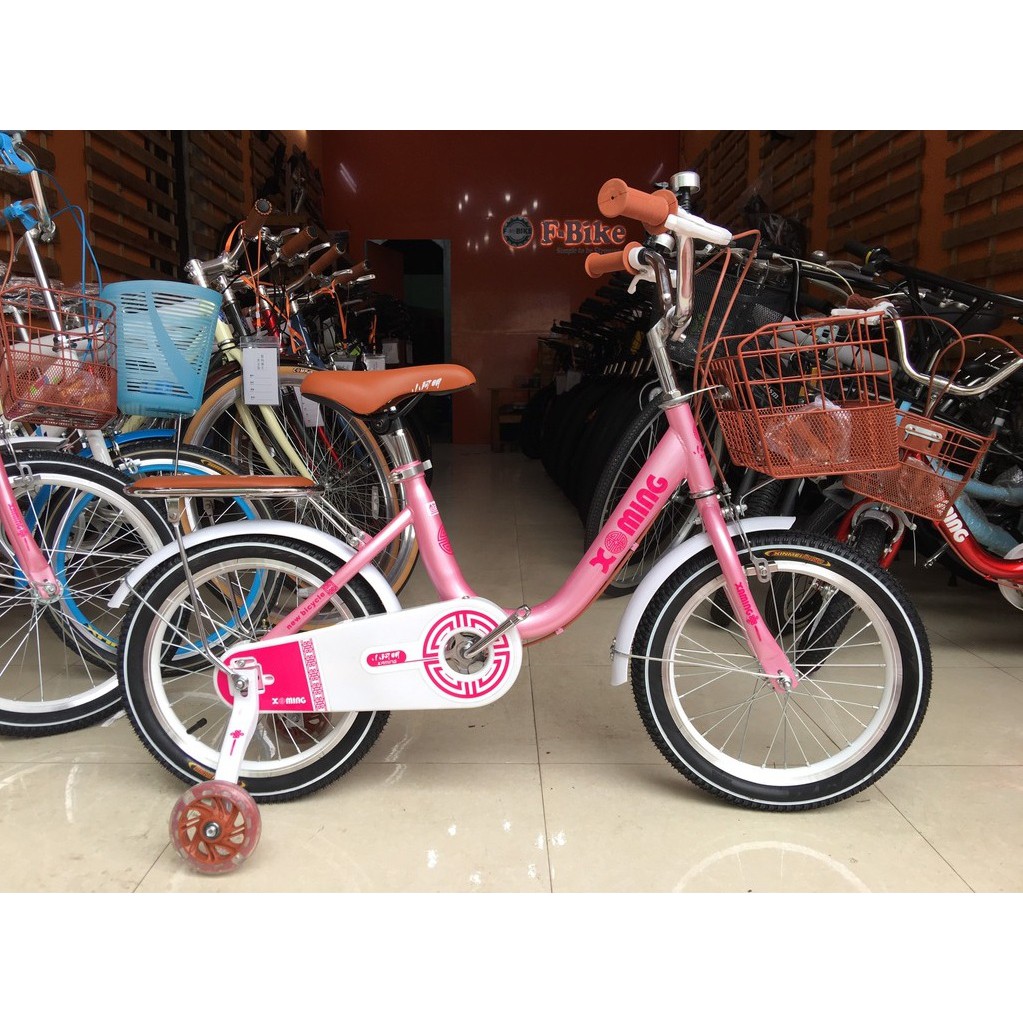 [Trợ giá] Xe đạp mini Xaming size 12, 14, 16, 18, 20 inch cho bé gái 2-4t, 4-5t, 5-7t, 6-9t, 7-11t