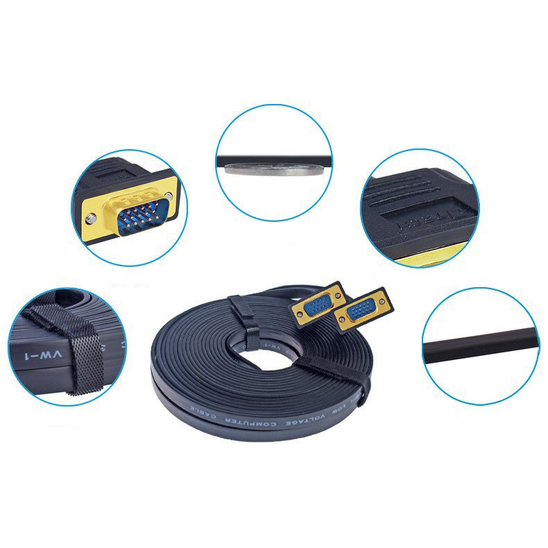 CÁP VGA 20m (3+6) Dtech 69F20