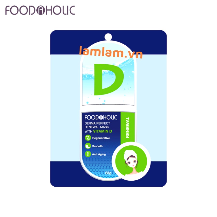 Mặt nạ cung cấp vitamin D Foodaholic Essential Mask (1 miếng)