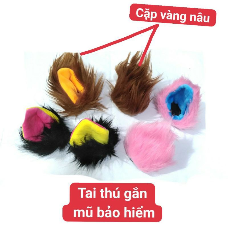 Tai Sừng Gắn Nón Bảo Hiểm Mẫu Mới