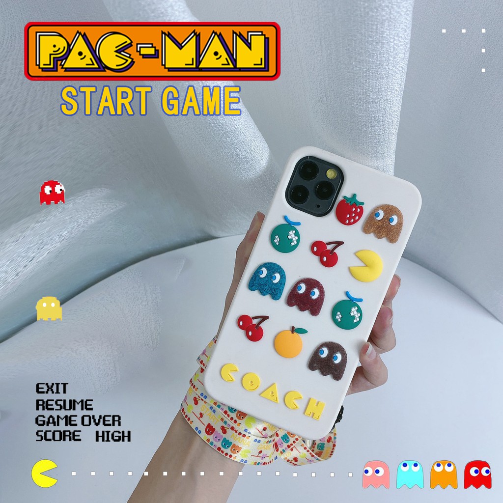 Ốp Lưng Hoạt Hình Pac-Man Cho Iphone 12 11 Pro Max Xs Max Xr X Iphone 6 7 8 Plus | BigBuy360 - bigbuy360.vn