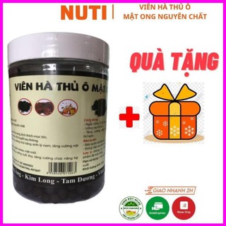 Hà Thủ Ô ⚜️KÈM QUÀ TẶNG⚜️ Viên Hà Thủ Ô Mật Ong Rừng Tam Đảo 500g, Cải Thiện Trạng Bạc Tóc, Rụng Tóc