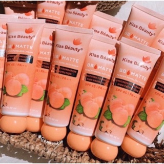 KEM NỀN TRÁI ĐÀO BB KISS BEAUTY , mỏng nhẹ