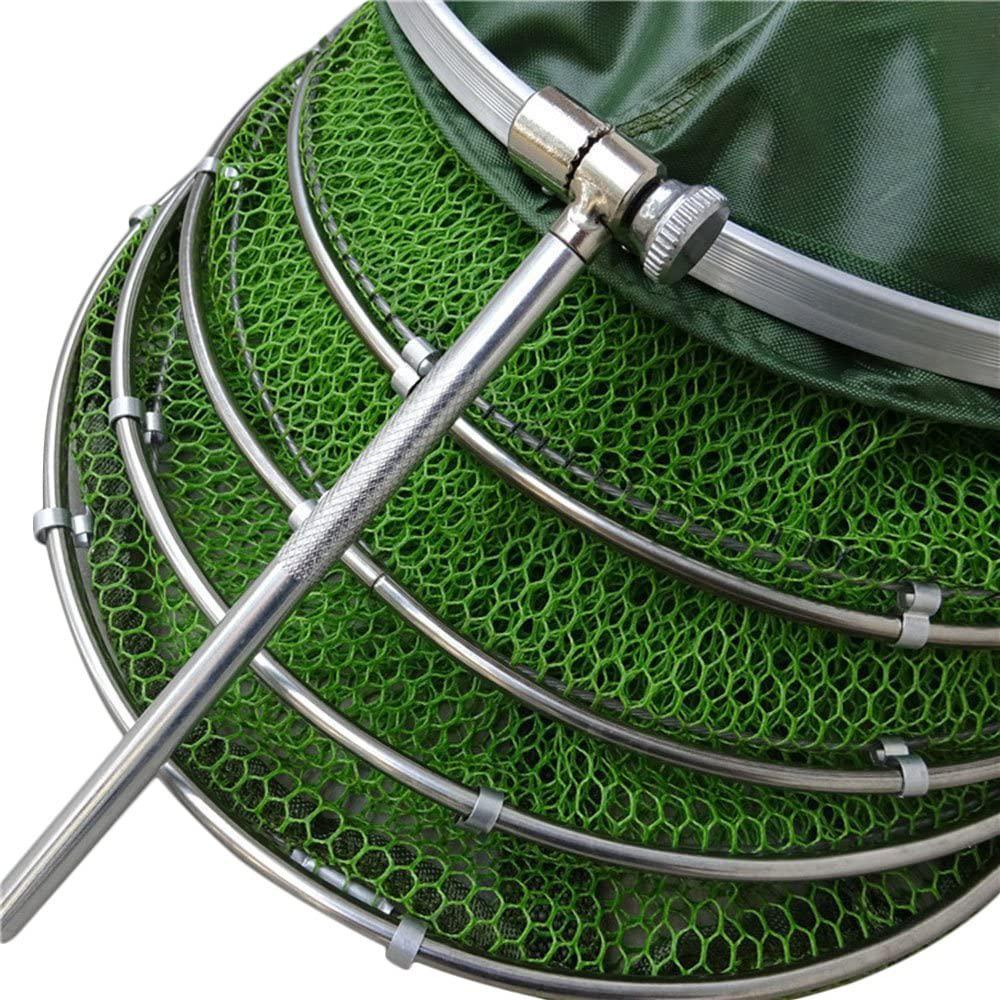 1 Vợt Lưới Bắt Cá Bằng Nhôm Nhanh Khô Có Thể Gấp Gọn Tiện Dụng