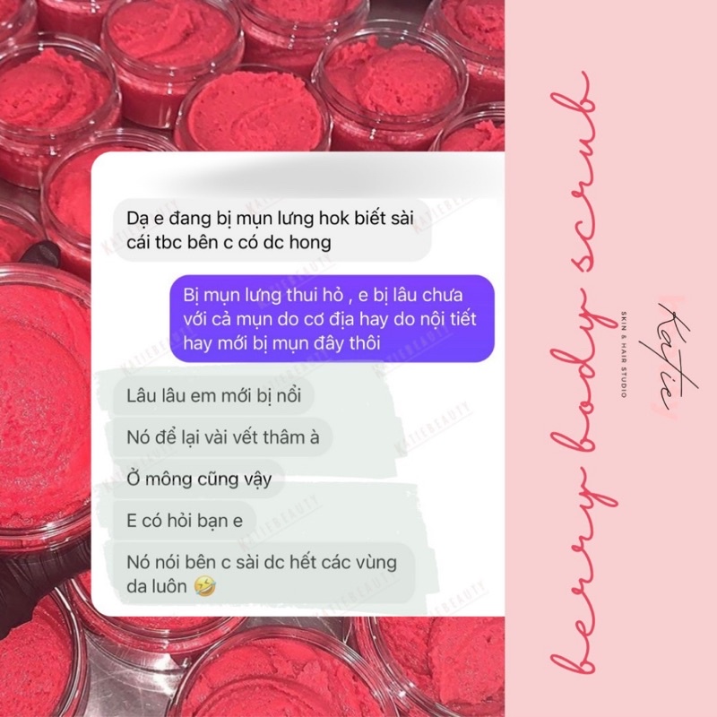 Combo dưỡng trắng body Scrub + body lotion phiên bản dùng thử