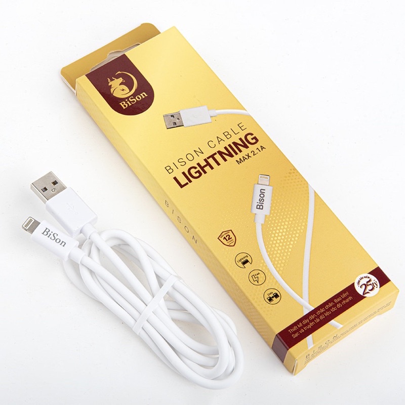 Cáp Bison siêu bền,siêu dầy,bảo hành 06 tháng [LIGHTNING | TYPE C | MICRO]