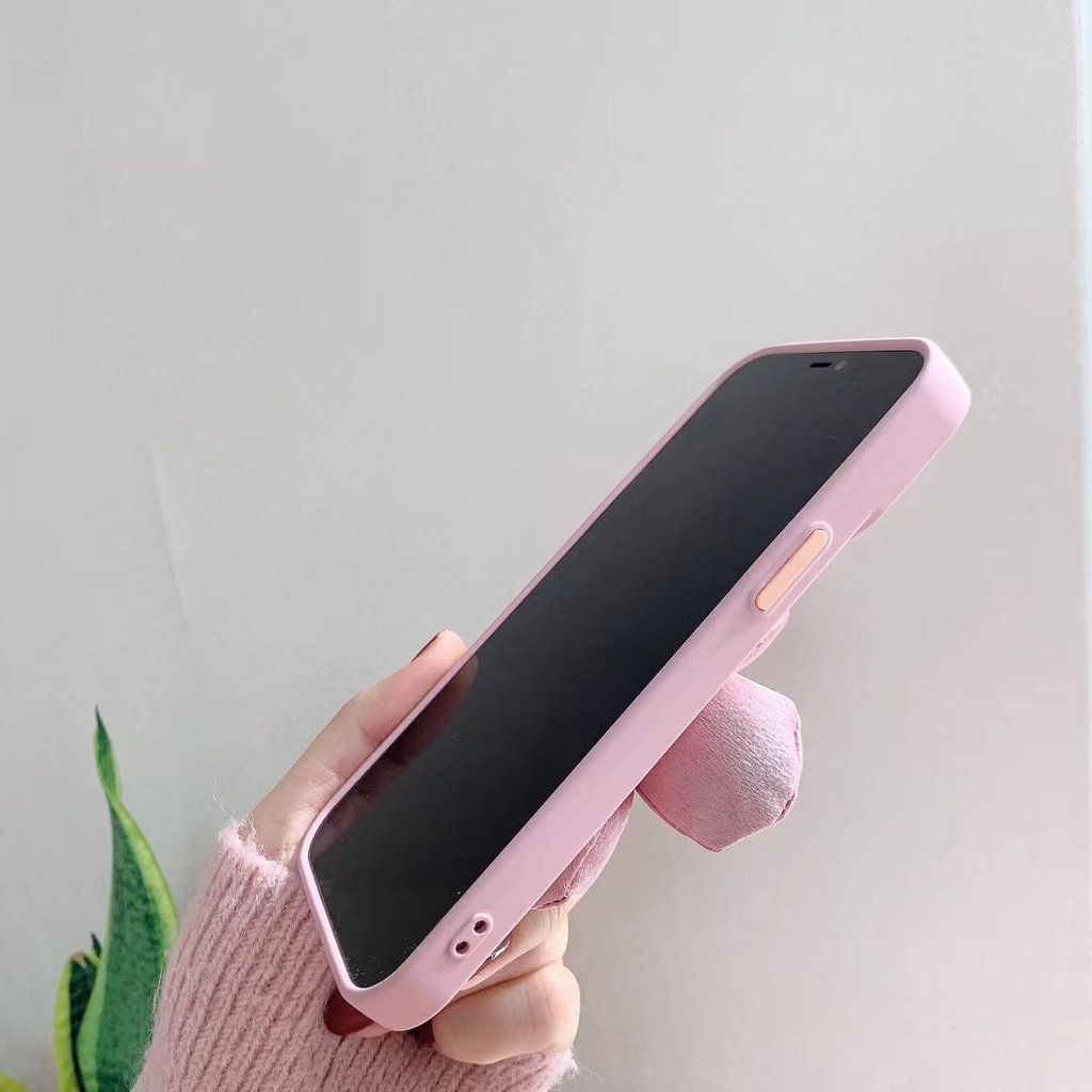 Ốp Điện Thoại tpu Họa Tiết Hoa Năm Cánh Màu Hồng Cho iphone x/xs max 7plus 11 proamx 12 proamx 13