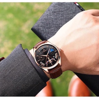 Đồng Hồ Nam, Đồng Hồ Thời Trang Nam FNGEEN DÂY DA Chính Hãng Cao Cấp