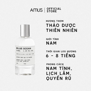 Tinh dầu nước hoa nam blue ocean by amus 30ml - 50ml - 100ml