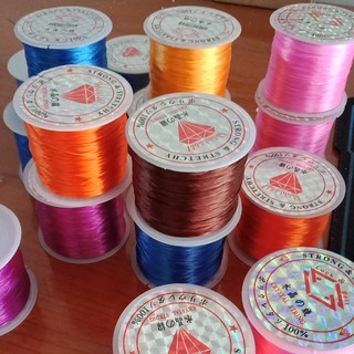 Dây cước chỉ chun nhiều màu xỏ vòng tay phong thủy các loại - unicorn