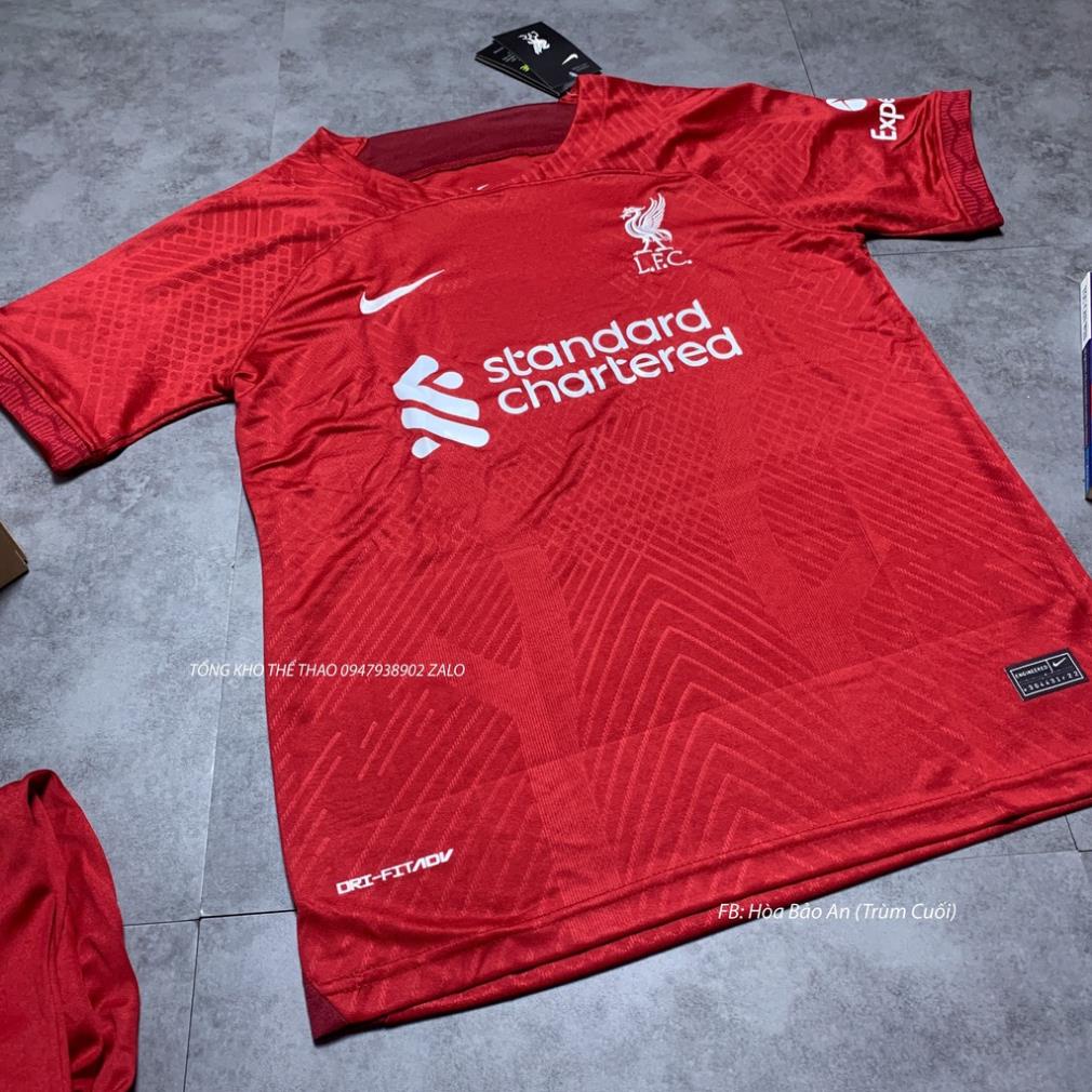 Áo Bóng Đá Liverpool Sân nhà 2023 Màu Đỏ - Vải Thái Chuẩn Áo Thi Đấu
