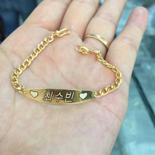 Lắc Tay Khắc Theo Yêu Cầu (người lớn)