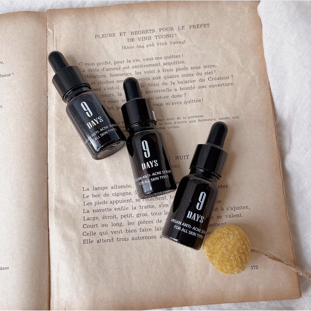  Serum ngăn ngừa mụn và thâm , se khít lỗ chân lông giúp da sáng mịn 9DAYS SKIN 10ml | BigBuy360 - bigbuy360.vn