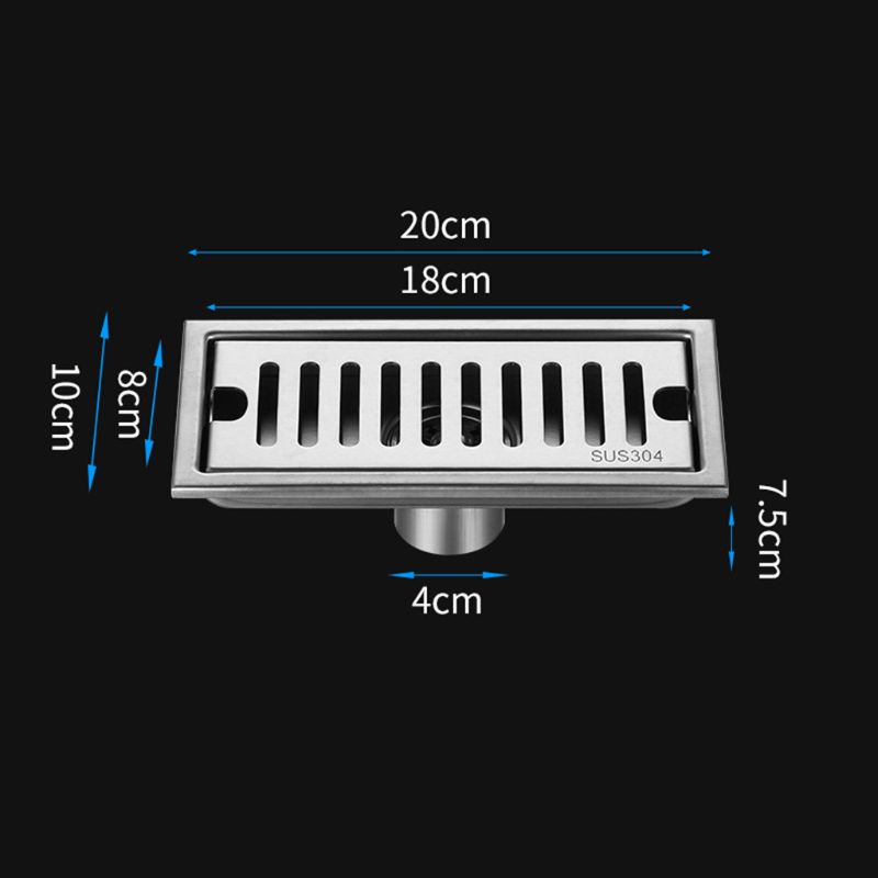 Nắp Đậy Cống Thoát Nước Sàn Nhà Tắm Chống Tắc Nghẽn Dễ Vệ Sinh
