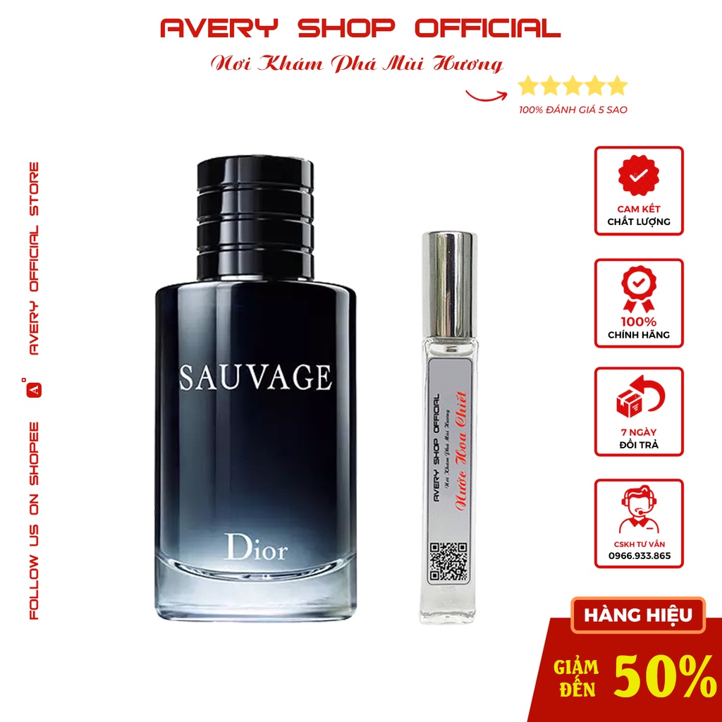 Nước Hoa Dior Sauvage EDT 10ML Chính Hãng