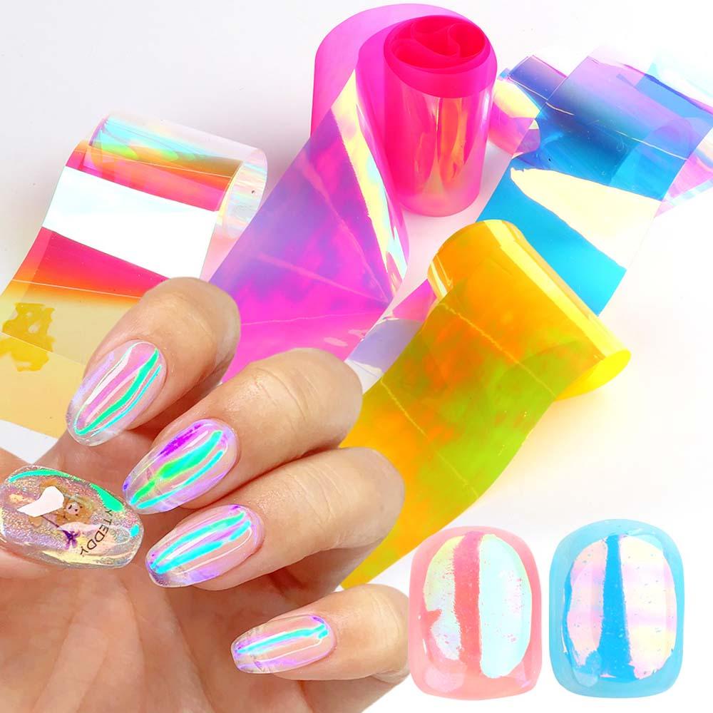 Miếng Dán Trang Trí Móng Tay Mặt Kính Lấp Lánh