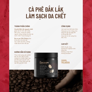 Tẩy Da Chết Body Cà Phê Đắk Lắk Cocoon