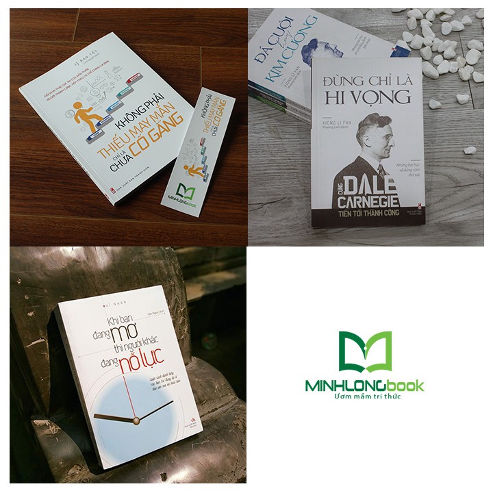 Sách: Combo Đừng Chờ Đợi May Mắn, Nỗ Lực Để Thành Công
