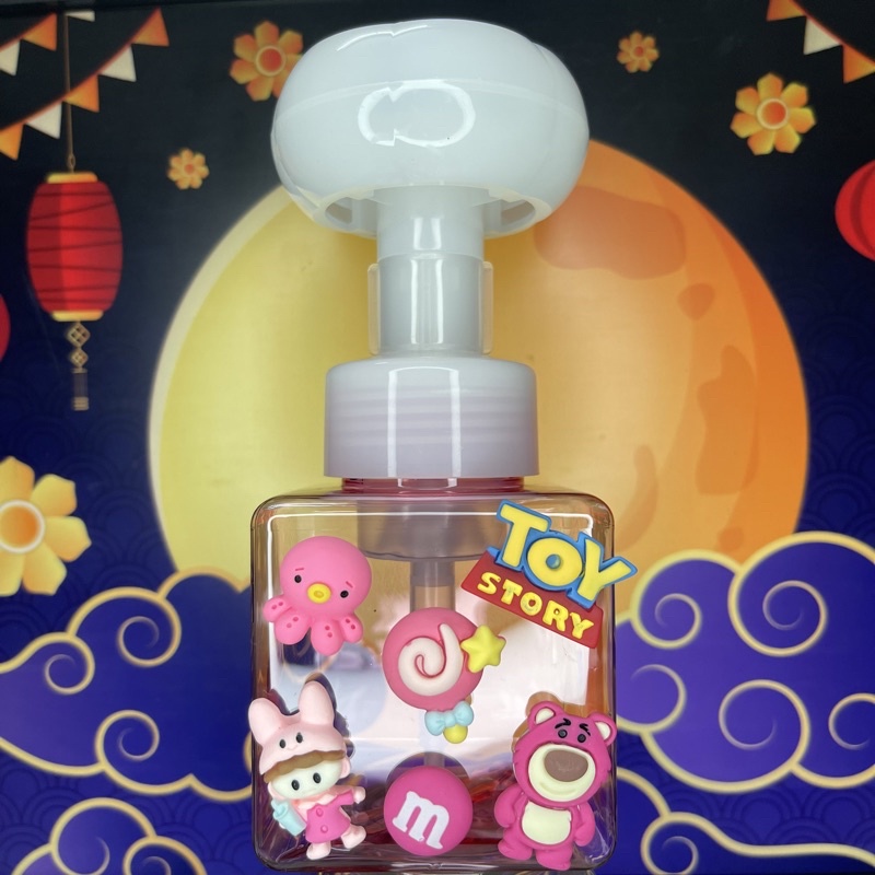 Bình Đựng Xà Phòng Rửa Tay Tạo Bọt Hình Bông Hoa Dễ Thương