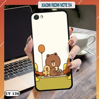 Ốp lưng điện thoại Xiaomi Redmi Note 5A - lưng nhám viền dẻo