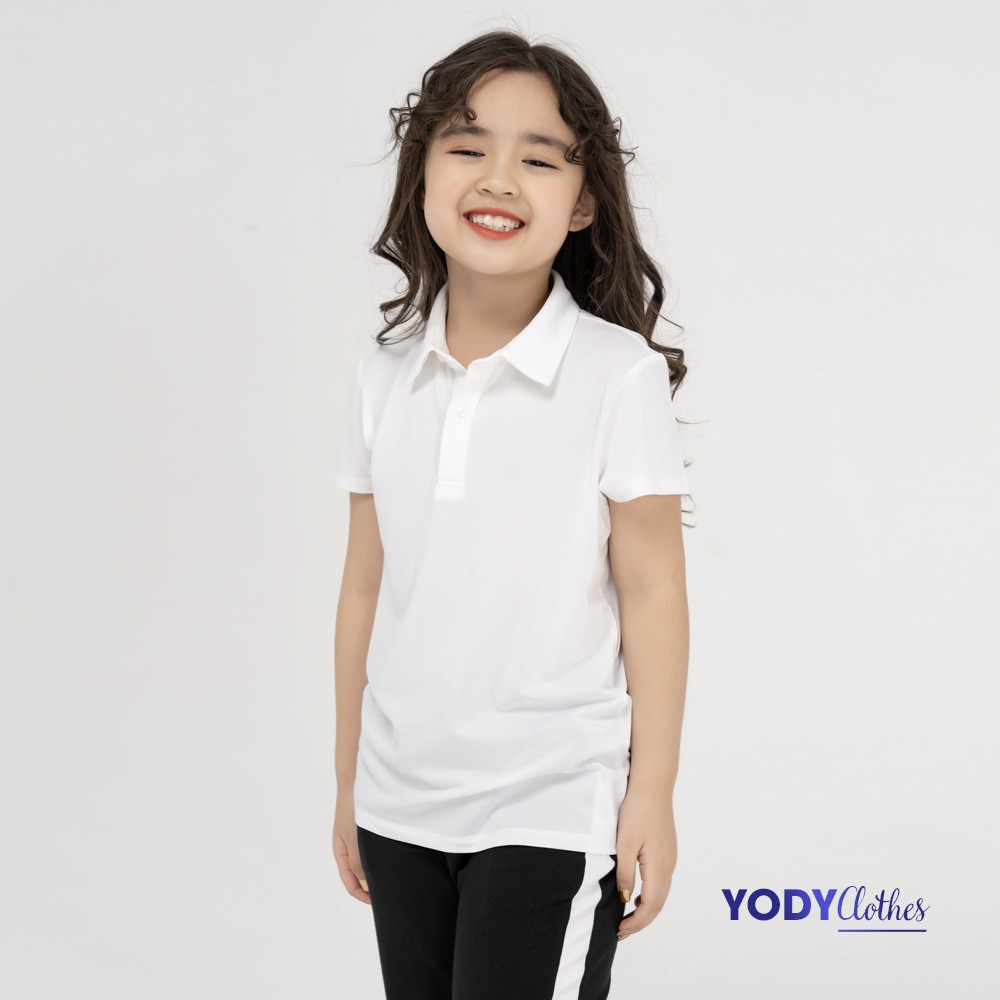 Áo thun polo trẻ em yody vải coolmax thoáng mát chuẩn form KID3056