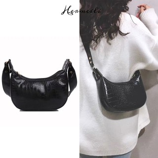 Túi Kẹp Nách Dáng Bầu Da Rắn [FREE SHIP]