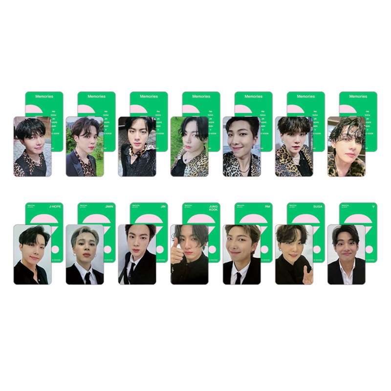 Set 7 Tấm Thẻ Ảnh Lomo 2020 In Hình Các Thành Viên Nhóm BTS