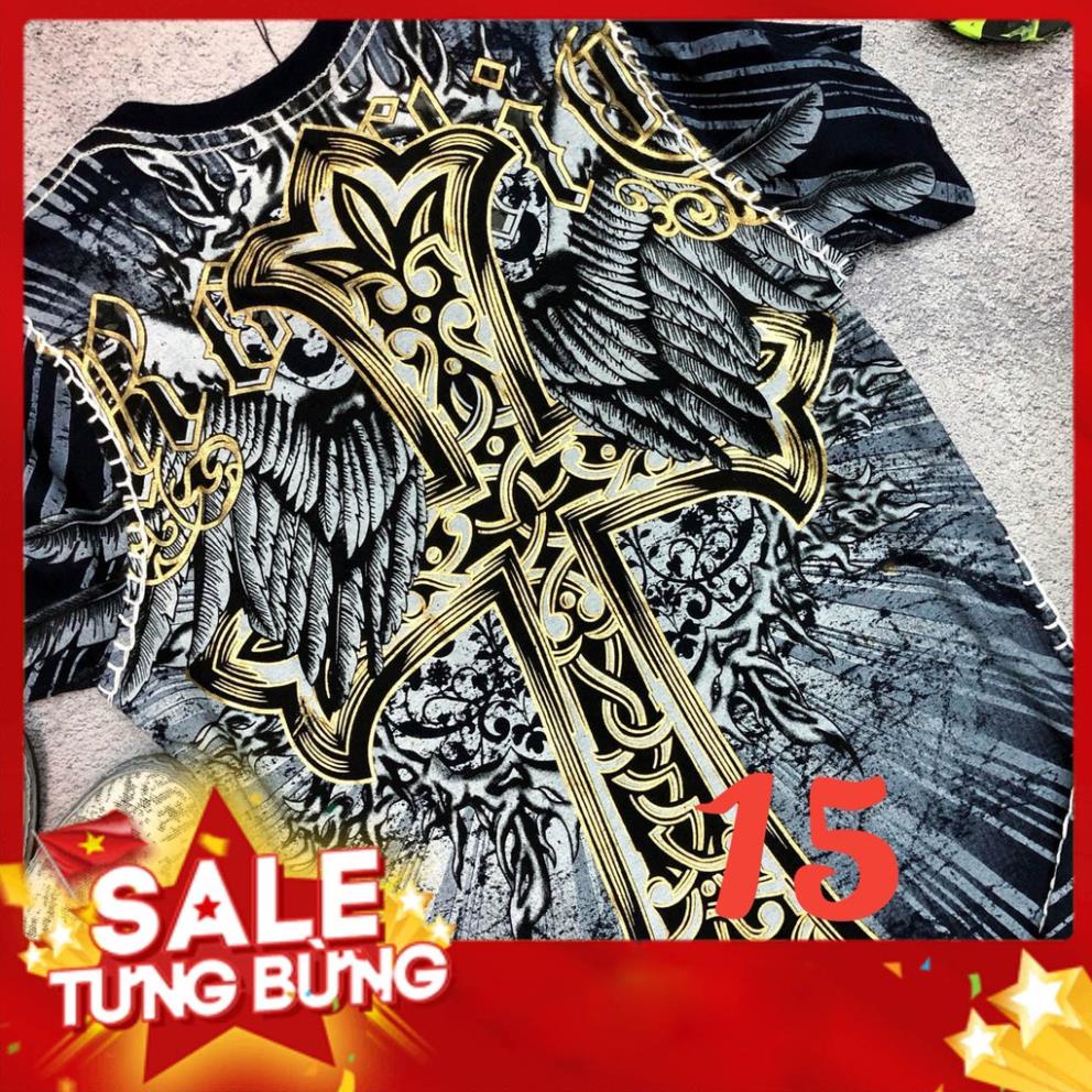 Áo thun nam nữ cổ tròn AH15 unisex in hình 4D thánh giá phản quang cotton cao cấp Konflic (sỉ inbox) .