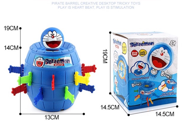 Có sẵn  Đồ Chơi Rút Đao Hải Tặc phiên bản Doraemon Kitty Spider Man  Loại 19cm - Nhựa đẹp