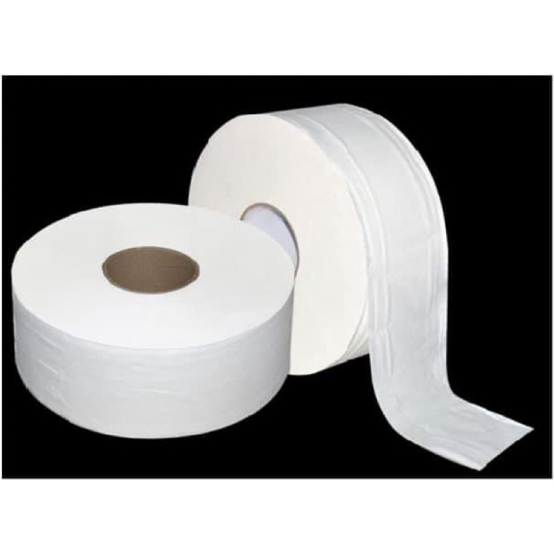 Giấy Vệ Sinh Cuộn Lớn 700g, Cuộn To nặng 700 g - giấy cuộn công nghiệp, 2 lớp sang xịn mịn/ giấy lô cuộn 700g