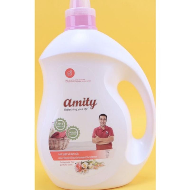 COMBO 2 CHAI GIẶT XẢ AMITY 5KG