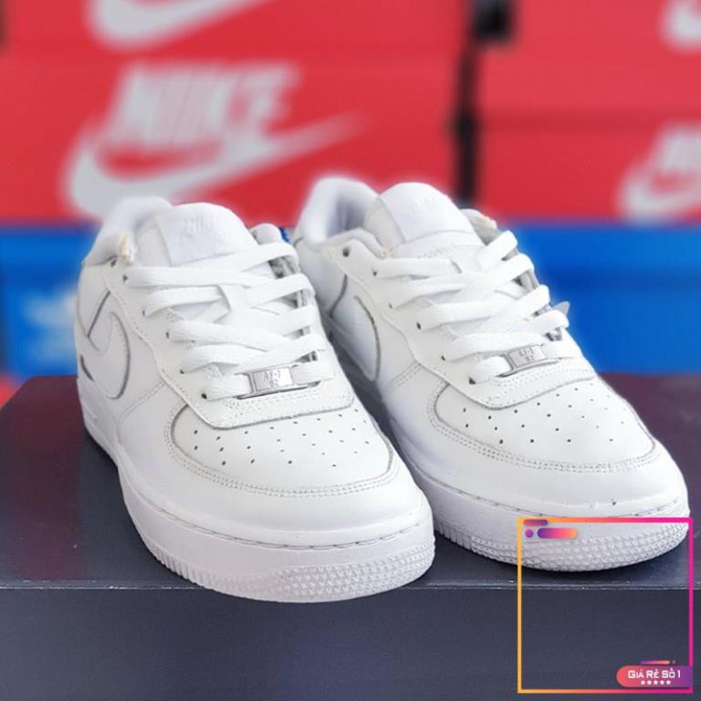 Giày thể thao Nike Air Force I low trắng, size từ 35 - 46 real (đã sử dụng) -po1