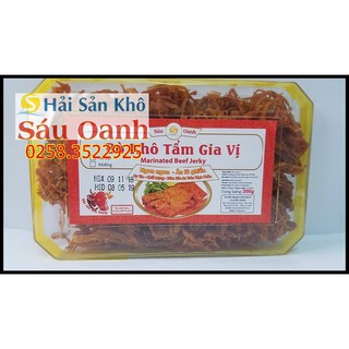 Bò Khô Tẩm Gia Vị 200G-HẢI SẢN SÁU OANH