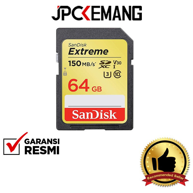 Thẻ Nhớ Sandisk Extreme Uhs I Sdxc 64gb (150mb / Sec