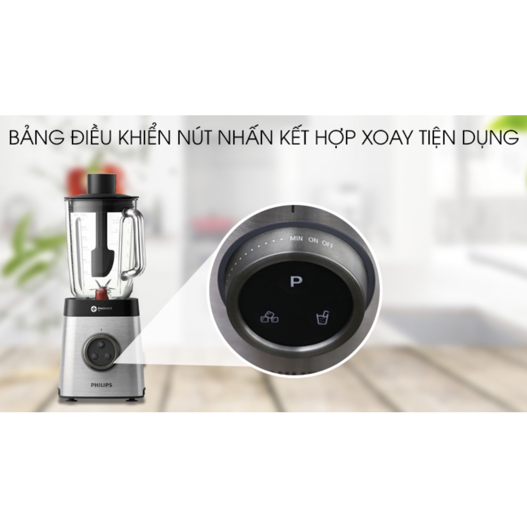 Máy Xay Sinh Tố Philips HR3652 (1400W) Hàng nhập khẩu
